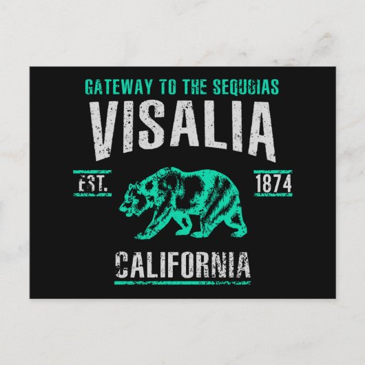 Visalia Briefkaart (Voorkant)