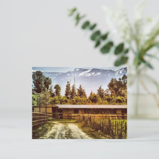 Visalia Ranch Road Briefkaart (Staand voorkant)