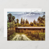 Visalia Ranch Road Briefkaart (Voorkant / Achterkant)