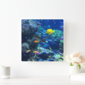 VISAQUARIUM. TROPISCHE VIS VIERKANTE KLOK (Huis)