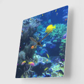 VISAQUARIUM. TROPISCHE VIS VIERKANTE KLOK (Hoek)