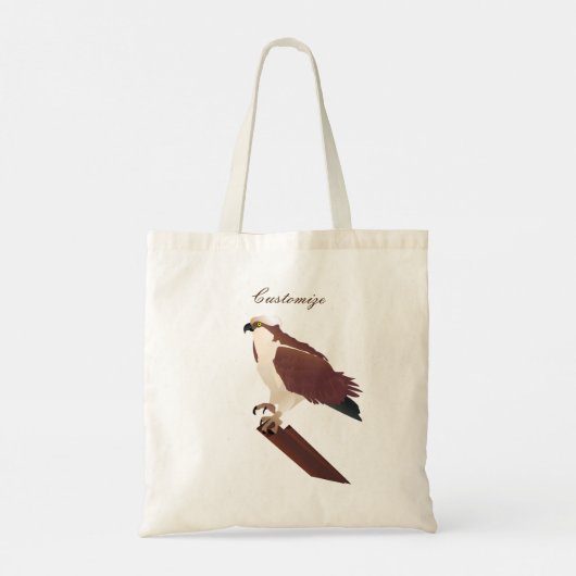 Visarend Havik Roofvogel Thunder_Cove Tote Bag (Achterkant)