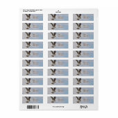 Visarend in een nest etiket (Full Sheet)
