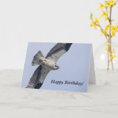 Visarend in vlucht kaart (Gele Bloem)