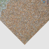 Visarend met Vis Mozaïek Patroon Print Decoupage Tissuepapier (Detail)