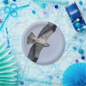 Visarend tijdens de vlucht papieren bordje (Feest)