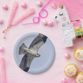 Visarend tijdens de vlucht papieren bordje (Feest)