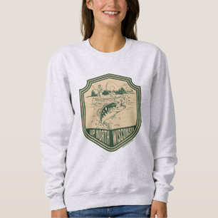Visbadge voor vissen in het noorden van Wisconsin Trui