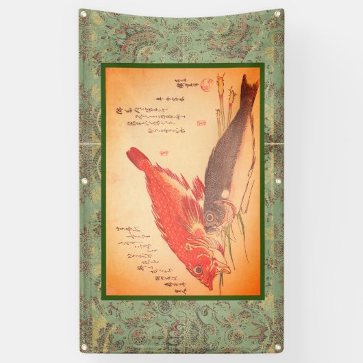 VISBANNER MET GRONDSTOFFEN SPANDOEK (Verticaal)