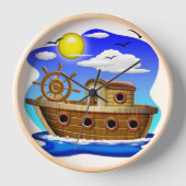 Visboot Cartoon  (Voorkant)