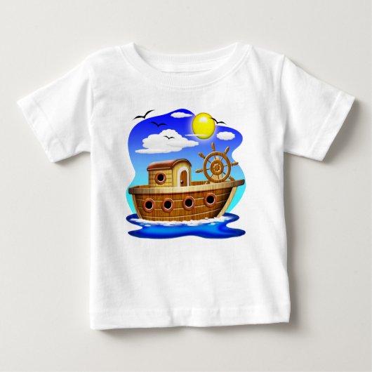 Visboot Cartoon (Voorkant)