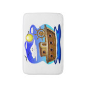 Visboot Cartoon  Badmat (Voorkant Verticaal)