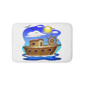 Visboot Cartoon Badmat (Voorkant)