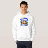 Visboot Cartoon Hoodie (Voorkant volledig)