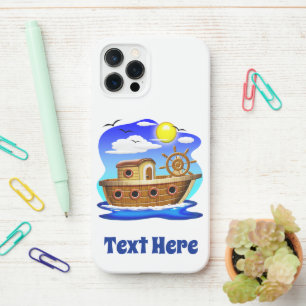 Visboot Cartoon  iPhone 12 Pro Hoesje