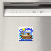 Visboot Cartoon Magneet (Insitu (Vaatwasser))