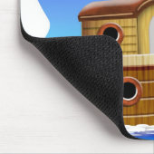 Visboot Cartoon Muismat (Hoek)