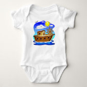 Visboot Cartoon  Romper (Voorkant)