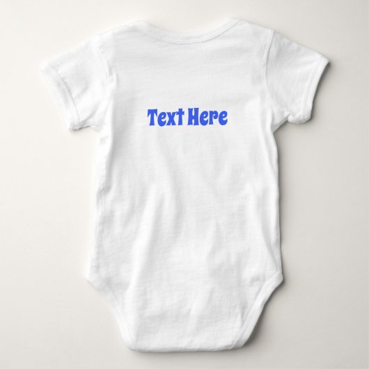 Visboot Cartoon  Romper (Achterkant)