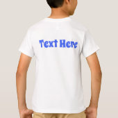 Visboot Cartoon  T-shirt (Achterkant)