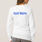 Visboot Cartoon  T-shirt (Achterkant)