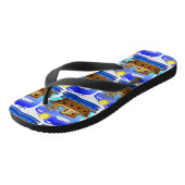 Visboot Cartoon  Teenslippers (Schuin)
