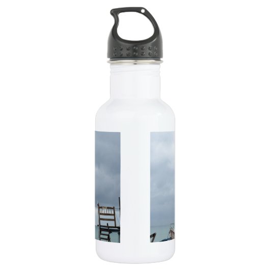 Visboot IJsbeer Waterfles (Achterkant)