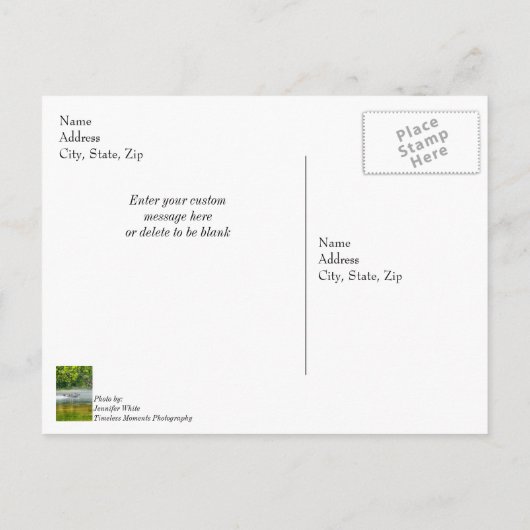 Visboot in beweging Dank je wel ansichtkaart Briefkaart (Achterkant)