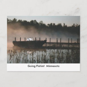 visboot mist, ga vissen! Minnesota Briefkaart