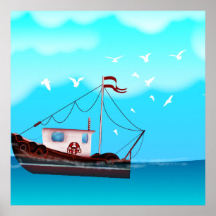 Visboot Poster