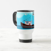 Visboot Reisbeker (Voorkant links)