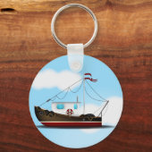 Visboot Sleutelhanger (Voorkant)