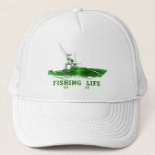 Visboot  trucker pet (Voorkant)
