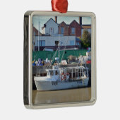 Visboot YH 34 Metalen Ornament (Rechts)