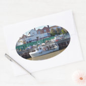 Visboot YH 34 Ovale Sticker (Envelop)