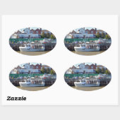 Visboot YH 34 Ovale Sticker (Vel)