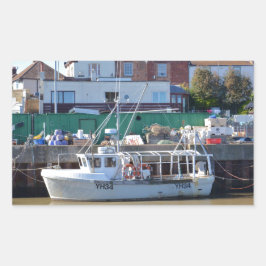 Visboot YH 34 Rechthoekige Sticker
