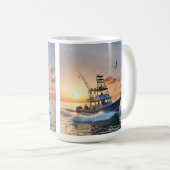 Visbootmok Koffiemok (Voorkant rechts)