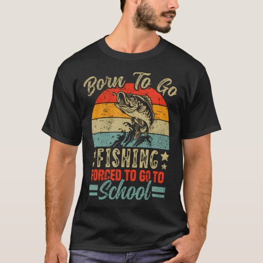 Visbord in roze t-shirt (Voorkant)