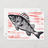  visbos briefkaart (Voorkant / Achterkant)