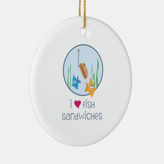 Visbroodjes Keramisch Ornament (Rechts)