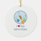 Visbroodjes Keramisch Ornament (Voorkant)