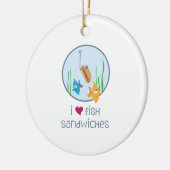 Visbroodjes Keramisch Ornament (Links)