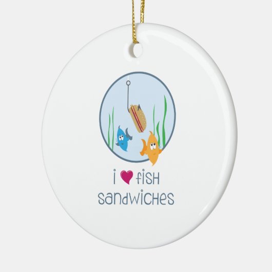 Visbroodjes Keramisch Ornament (Links)