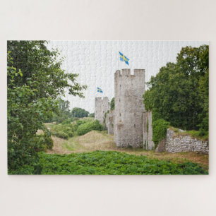 Visby old city wall Gotland Zweden Sverige Legpuzzel