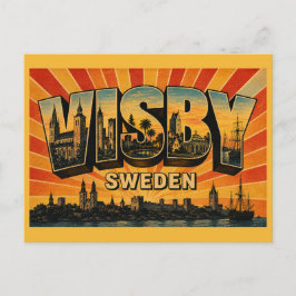 Visby Zweden Middeleeuwse Hanze Stad Briefkaart