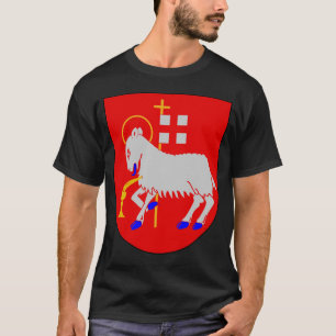 Visby, Zweden, wapenschild Gotland T-shirt