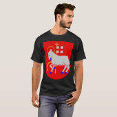 Visby, Zweden, wapenschild Gotland T-shirt (Voorkant volledig)