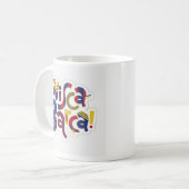 Visca Barça koffiemok  FC Barcelona fan cadeau (Voorkant links)