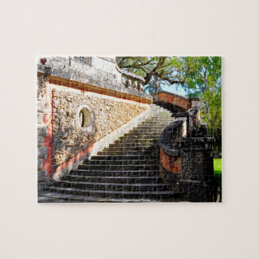 Viscaya Stairs Miami Florida Jigzaag Puzzle Legpuzzel (Horizontaal)